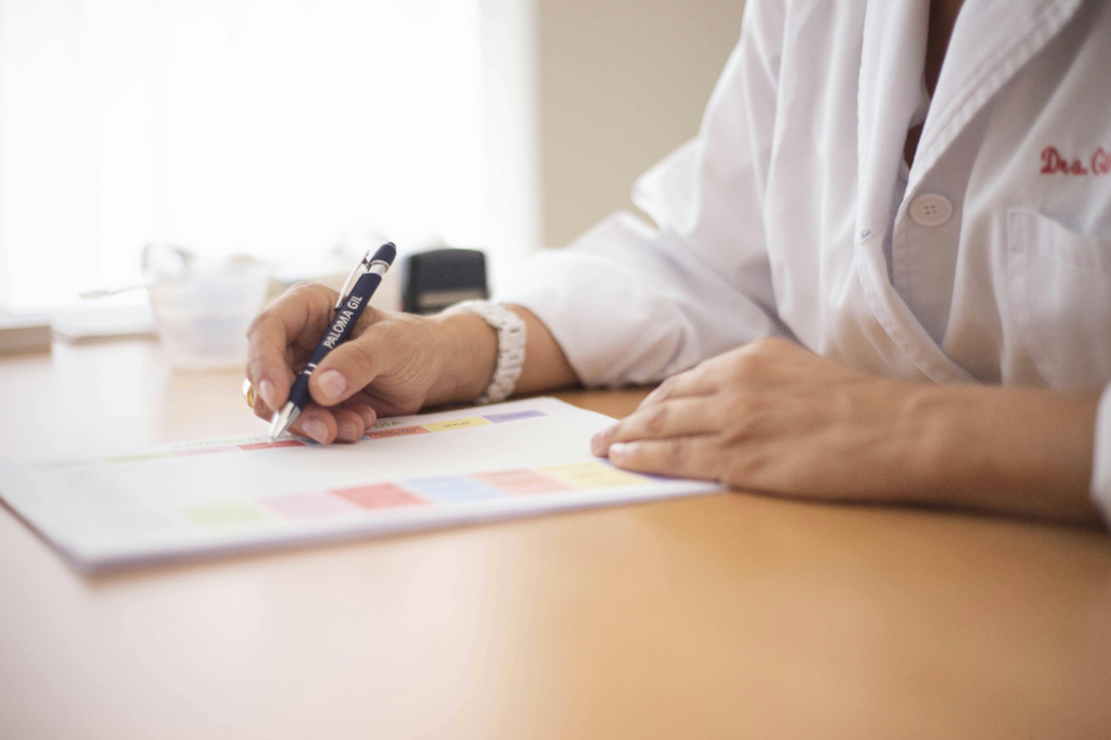 Doctor writing a prescription